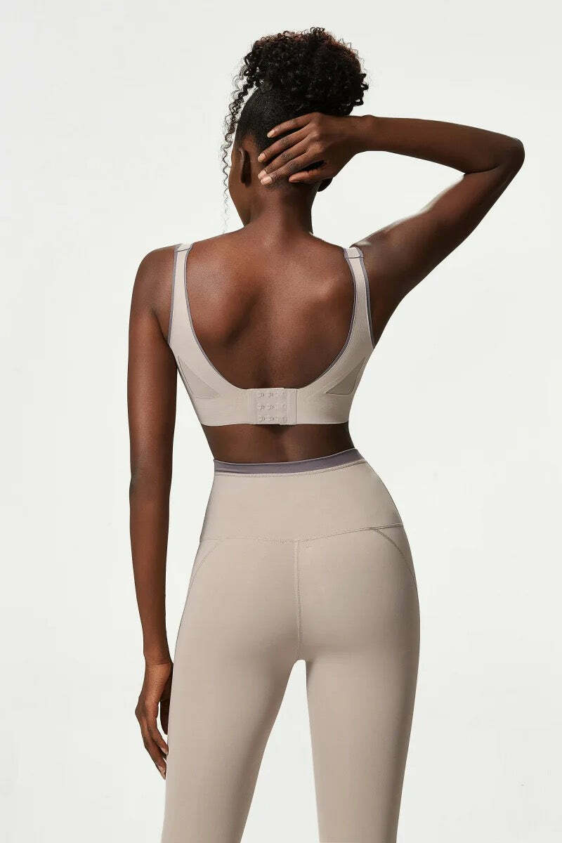 Y2K Grunge Grey Sports Bra And Leggings Set - Retro 90S Summer Outfit, Y2K Fashion Essentials Y2K Grunge Grey Sports Bra And Leggings Set - Retro 90S Summer Outfit, Y2K Fashion Essentials