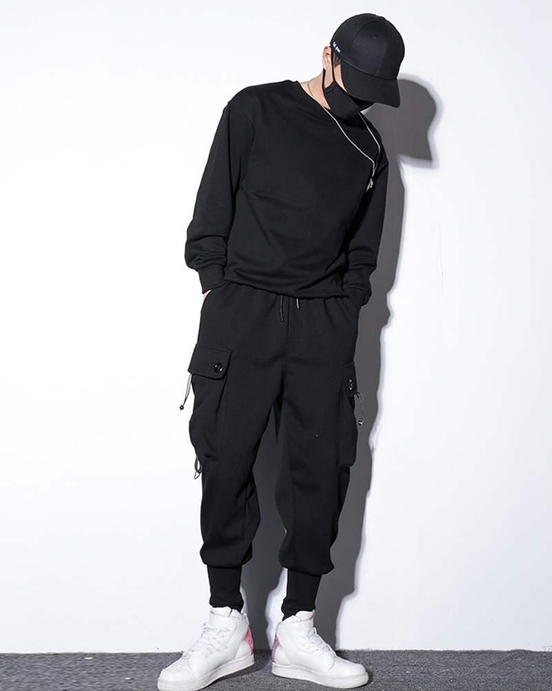 Y2K Grunge Harem Cargo Pants - Retro 90S Summer Outfit, Gothic Y2K Fashion, Hip Hop Style