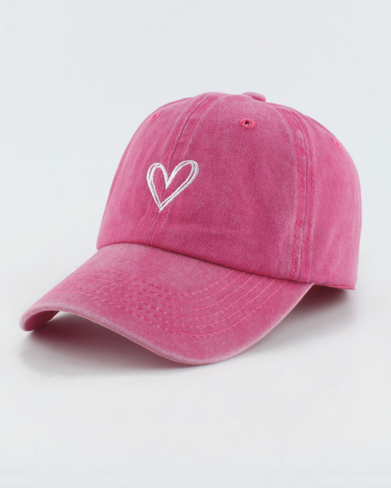 Y2K Grunge Heart Baseball Cap - Retro 90S Fashion, Summer Y2K Outfits, Pastel Goth Style Y2K Grunge Heart Baseball Cap - Retro 90S Fashion, Summer Y2K Outfits, Pastel Goth Style