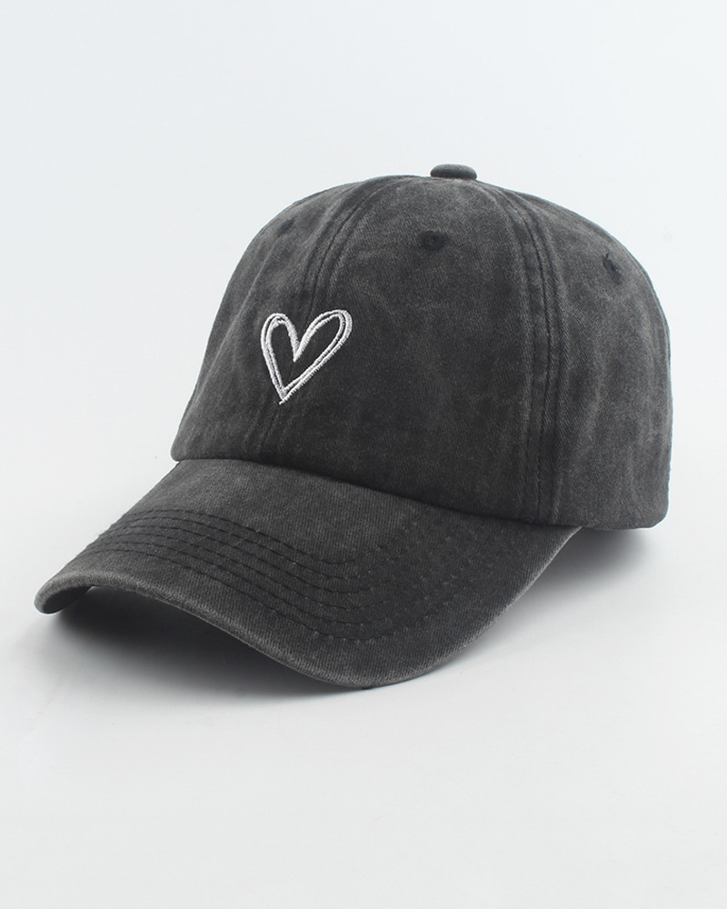 Y2K Grunge Heart Baseball Cap - Retro 90S Fashion, Summer Y2K Outfits, Pastel Goth Style Y2K Grunge Heart Baseball Cap - Retro 90S Fashion, Summer Y2K Outfits, Pastel Goth Style