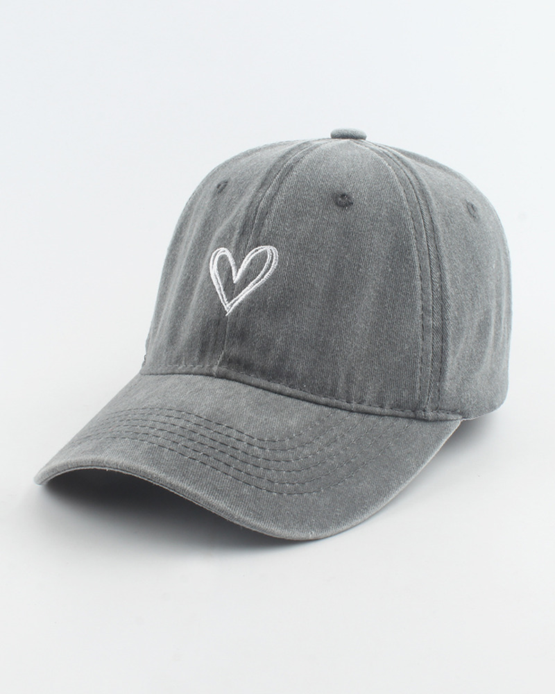 Y2K Grunge Heart Baseball Cap - Retro 90S Fashion, Summer Y2K Outfits, Pastel Goth Style Y2K Grunge Heart Baseball Cap - Retro 90S Fashion, Summer Y2K Outfits, Pastel Goth Style
