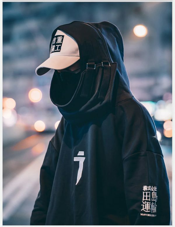 Y2K Grunge High Neck Fish Mouth Hoodie - 90S Fashion, Retro Style, Y2K Summer Outfits Y2K Grunge High Neck Fish Mouth Hoodie - 90S Fashion, Retro Style, Y2K Summer Outfits