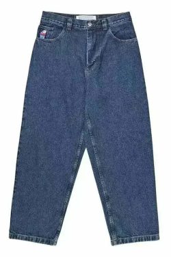 Y2K Grunge High Waist Baggy Jeans - Vintage Harajuku Wide-Leg Pants For Women, Gothic Streetwear