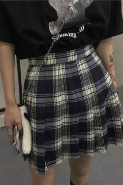 Y2K Grunge High Waist Skirt - 90S Fashion, Retro Style, Summer Y2K Outfits, Gothic Y2K