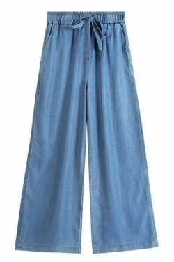 Y2K Grunge High Waist Wide Leg Jeans - Vintage 90S Style Plus Size Denim Pants 6Xl 7Xl