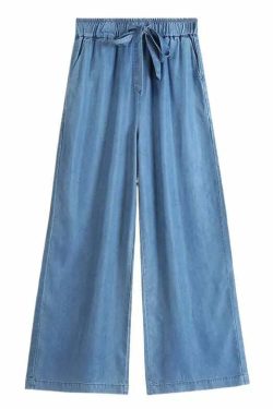 Y2K Grunge High Waist Wide Leg Jeans - Vintage 90S Style Plus Size Denim Pants 6Xl 7Xl