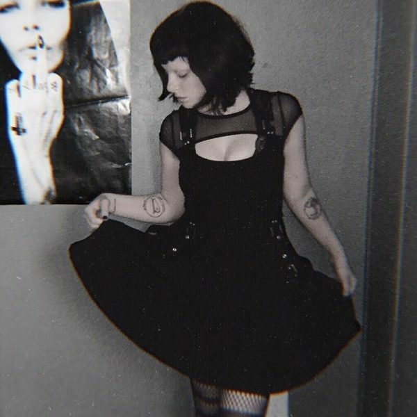 Y2K Grunge Hollow Mesh Dress - 90S Fashion, Retro Style, Summer Y2K Outfits, Gothic Y2K Y2K Grunge Hollow Mesh Dress - 90S Fashion, Retro Style, Summer Y2K Outfits, Gothic Y2K