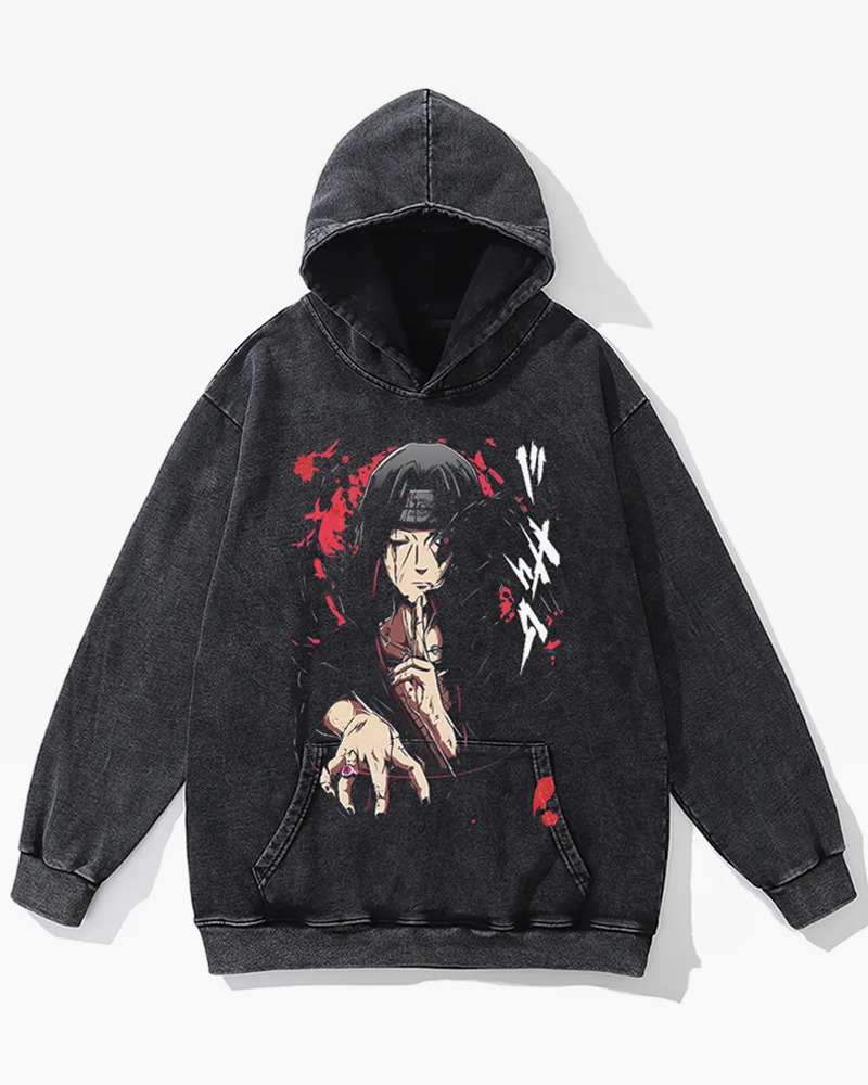 Y2K Grunge Itachi Hoodie - Retro 90S Fashion, Summer Y2K Outfits, Gothic Y2K Style Y2K Grunge Itachi Hoodie - Retro 90S Fashion, Summer Y2K Outfits, Gothic Y2K Style