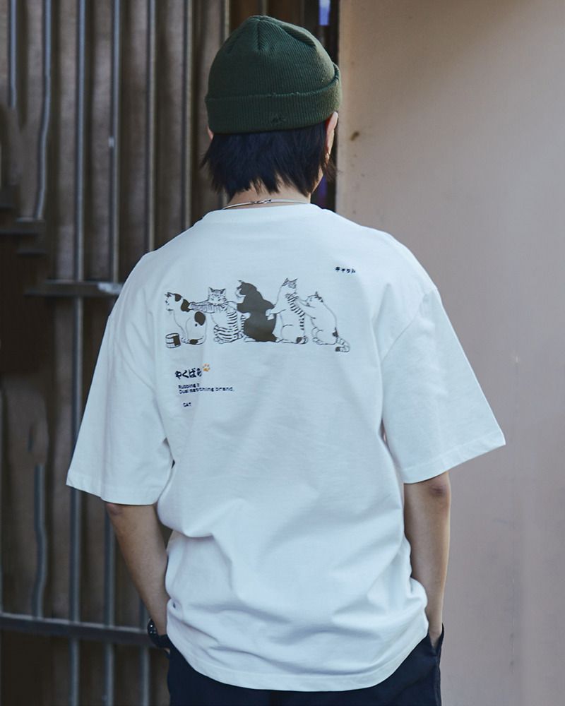 Y2K Grunge Japanese Cat T-Shirt - Retro 90S Summer Outfit, Pastel Goth, Y2K Fashion