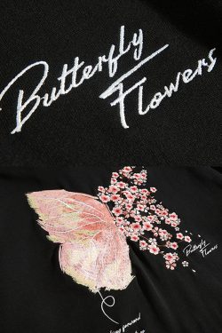 Y2K Grunge Japanese Cherry Blossom Hoodie - Retro 90S Fashion, Summer Y2K Outfits