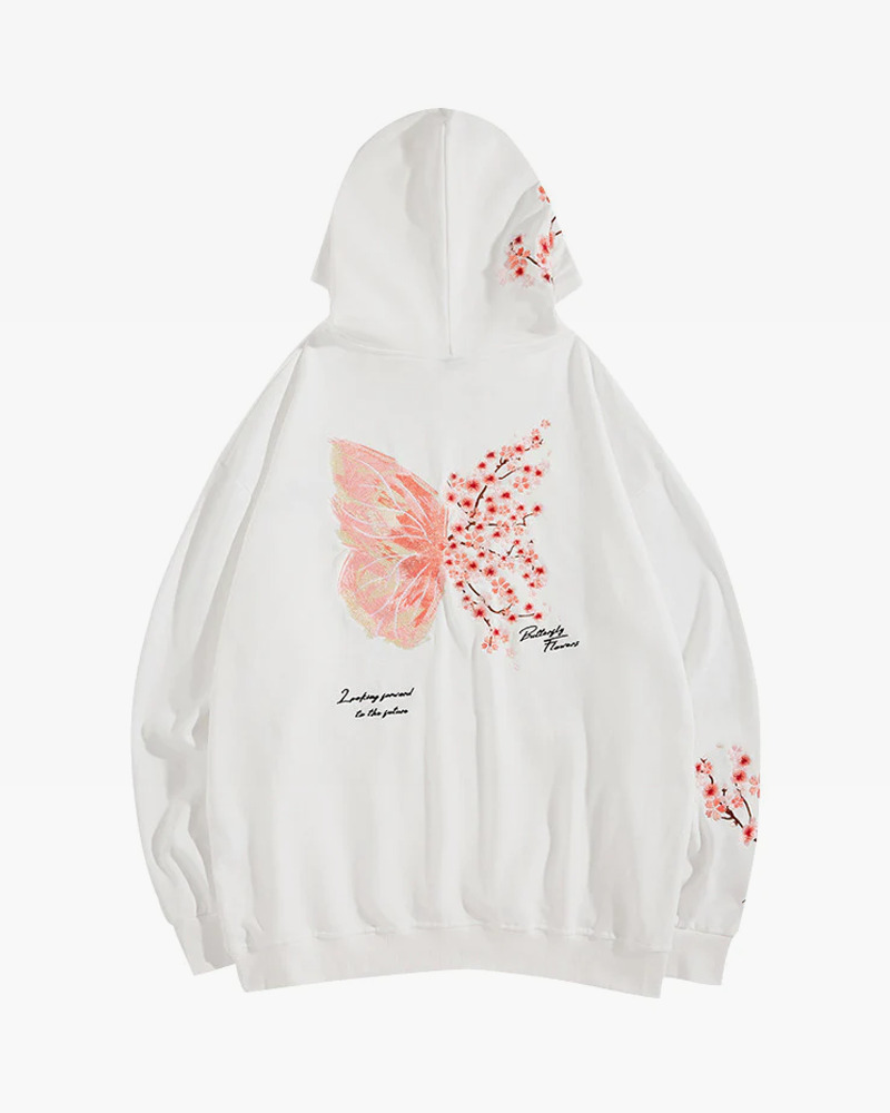 Y2K Grunge Japanese Cherry Blossom Hoodie - Retro 90S Fashion, Summer Y2K Outfits Y2K Grunge Japanese Cherry Blossom Hoodie - Retro 90S Fashion, Summer Y2K Outfits
