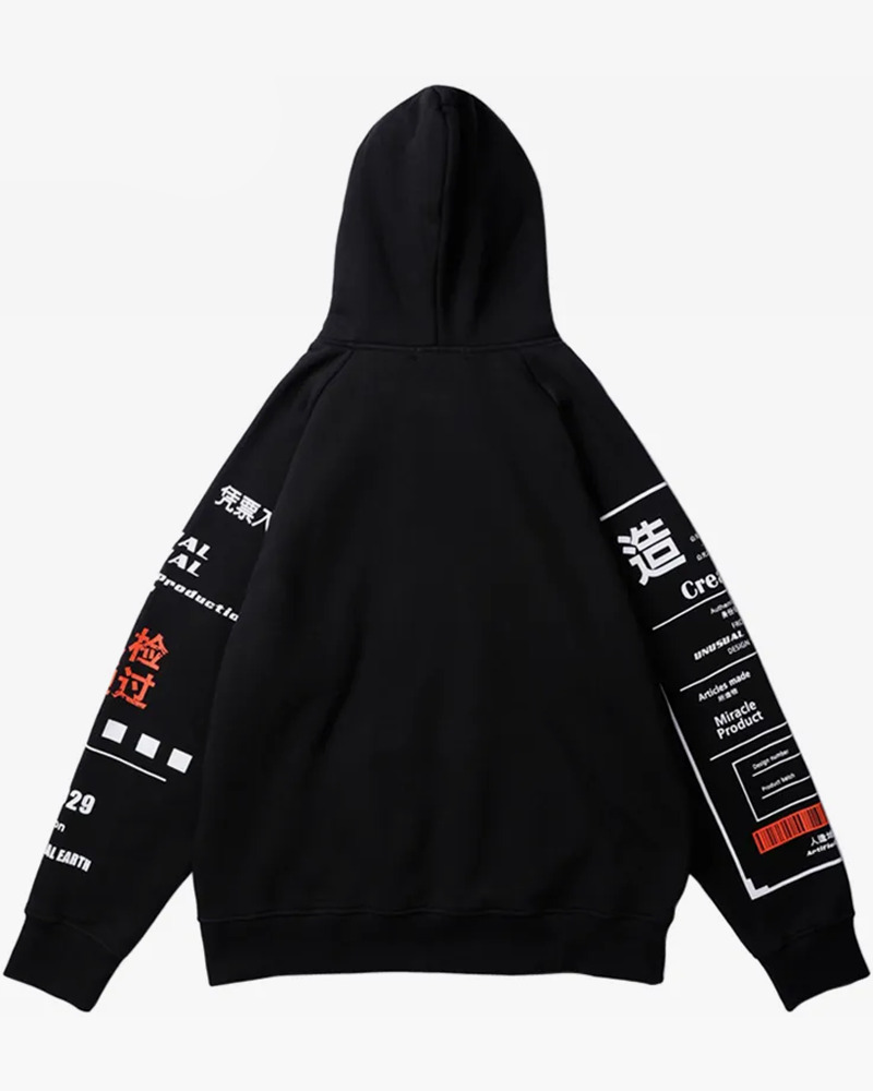 Y2K Grunge Japanese Design Hoodie - Retro 90S Fashion, Summer Y2K Outfits, Pastel Goth Style Y2K Grunge Japanese Design Hoodie - Retro 90S Fashion, Summer Y2K Outfits, Pastel Goth Style