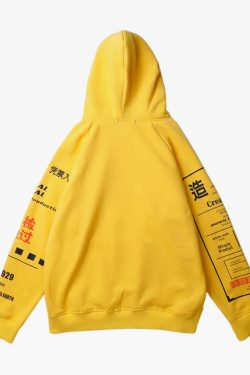 Y2K Grunge Japanese Design Hoodie - Retro 90S Fashion, Summer Y2K Outfits, Pastel Goth Style