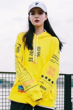 Y2K Grunge Japanese Design Hoodie - Retro 90S Fashion, Summer Y2K Outfits, Pastel Goth Style