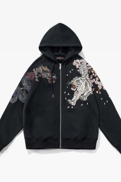 Y2K Grunge Japanese Embroidered Jacket - 90S Retro Style, Summer Y2K Outfits, Gothic Y2K