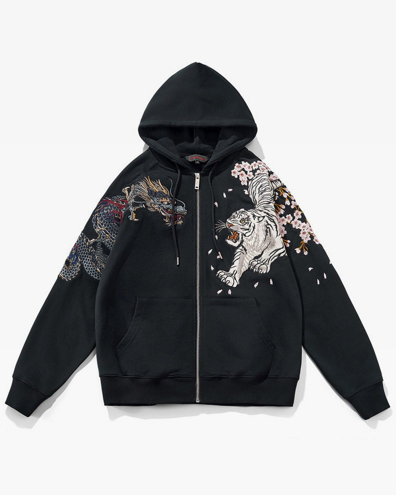 Y2K Grunge Japanese Embroidered Jacket - 90S Retro Style, Summer Y2K Outfits, Gothic Y2K