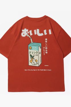 Y2K Grunge Japanese Graphic Tee - Retro 90S Fashion, Summer Y2K Outfits, Pastel Goth Style