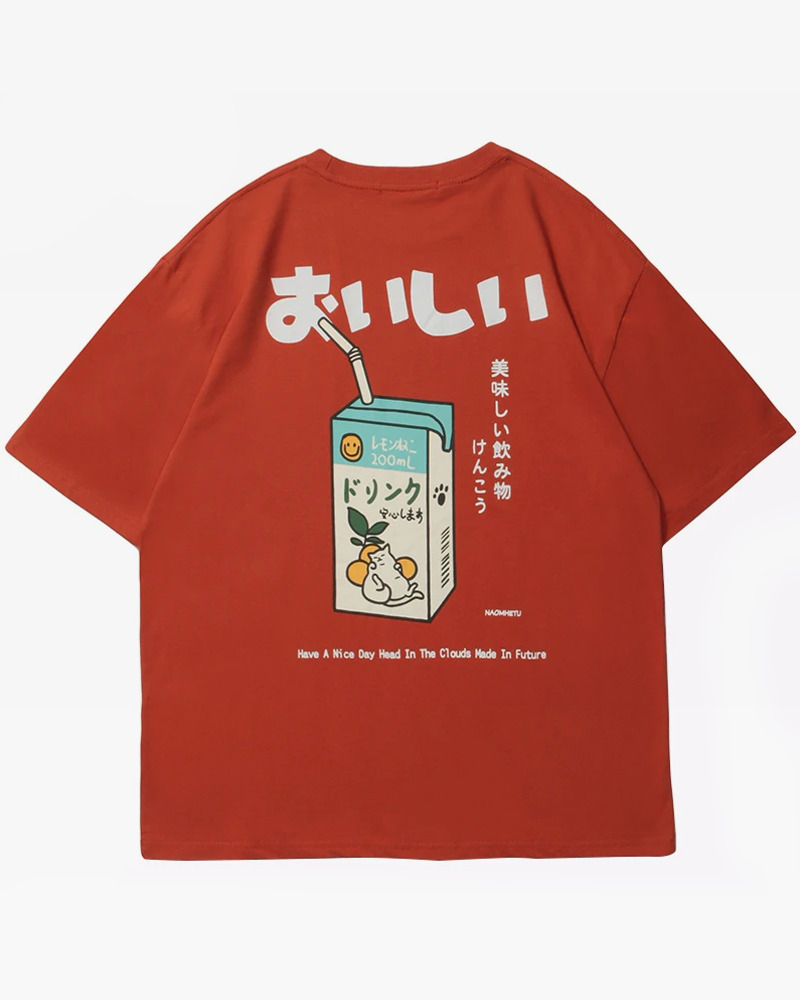 Y2K Grunge Japanese Graphic Tee - Retro 90S Fashion, Summer Y2K Outfits, Pastel Goth Style