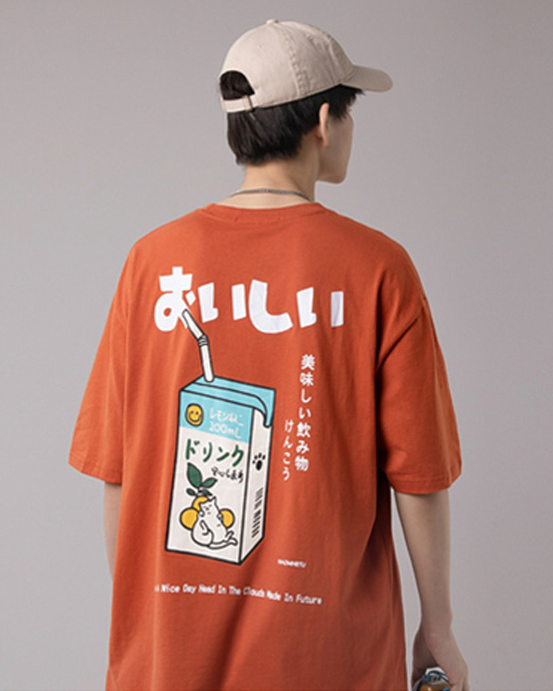 Y2K Grunge Japanese Graphic Tee - Retro 90S Fashion, Summer Y2K Outfits, Pastel Goth Style