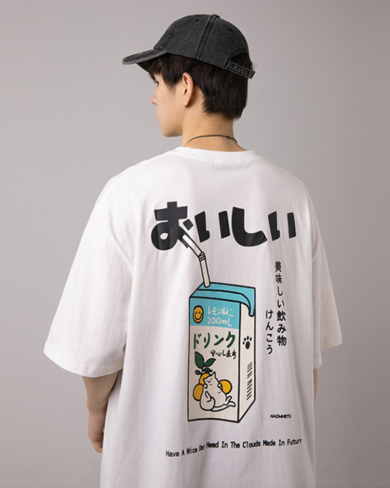 Y2K Grunge Japanese Graphic Tee - Retro 90S Fashion, Summer Y2K Outfits, Pastel Goth Style