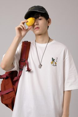 Y2K Grunge Japanese Graphic Tee - Retro 90S Fashion, Summer Y2K Outfits, Pastel Goth Style