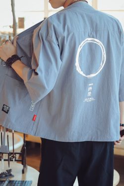 Y2K Grunge Kimono Cardigan - 90S Retro Summer Outfit, Gothic Y2K Fashion For Women