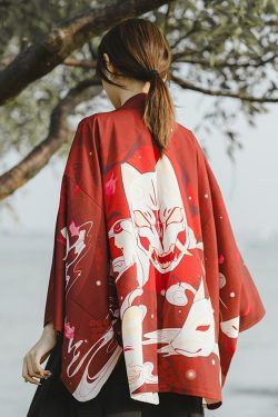 Y2K Grunge Kimono Jacket - Retro 90S Fashion, Summer Outfits, Pastel Goth, Y2K Party Style