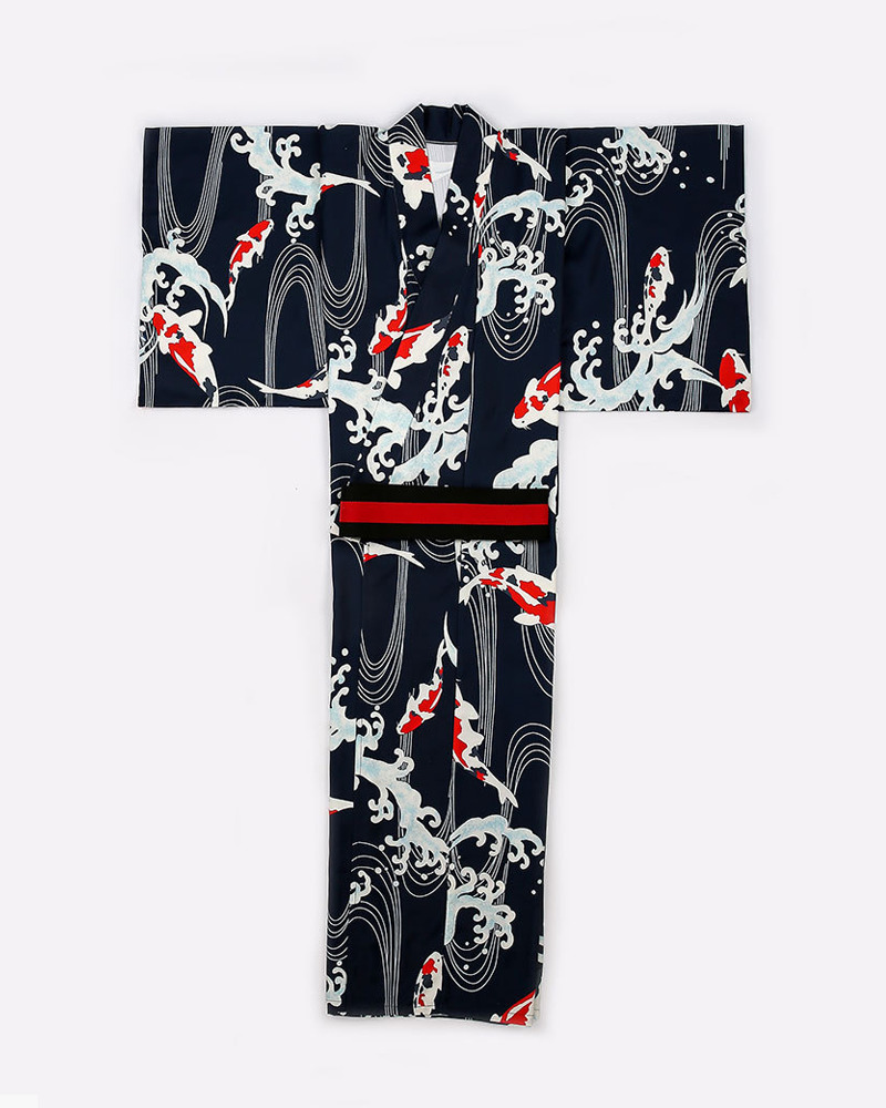 Y2K Grunge Koi Fish Kimono - Retro 90S Summer Outfit, Pastel Goth, Y2K Party & Club Fashion Y2K Grunge Koi Fish Kimono - Retro 90S Summer Outfit, Pastel Goth, Y2K Party & Club Fashion