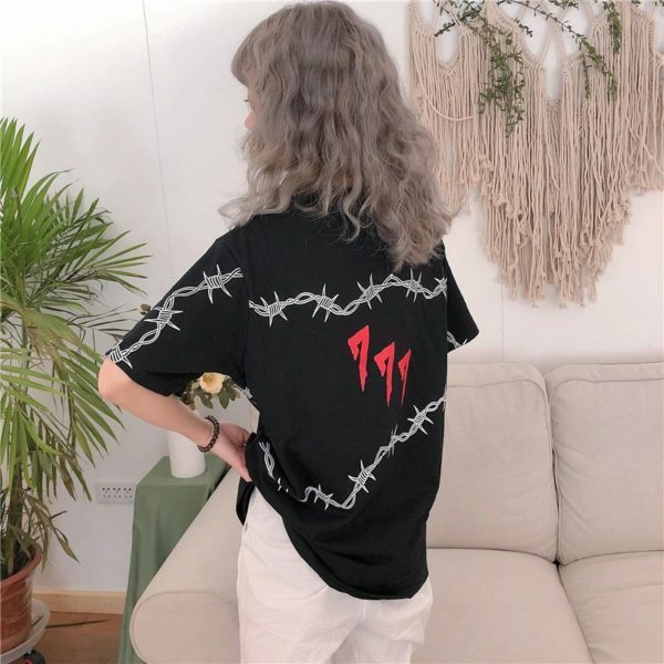 Y2K Grunge Letter Print Shirt - 90S Fashion, Retro Style, Y2K Summer Outfits, Baby Tees Y2K Y2K Grunge Letter Print Shirt - 90S Fashion, Retro Style, Y2K Summer Outfits, Baby Tees Y2K
