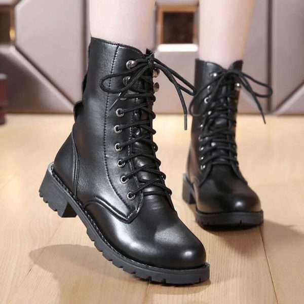 Y2K Grunge Low Heel Ankle Boots - Retro 90S Fashion, Gothic Y2K, Summer Y2K Outfits Y2K Grunge Low Heel Ankle Boots - Retro 90S Fashion, Gothic Y2K, Summer Y2K Outfits