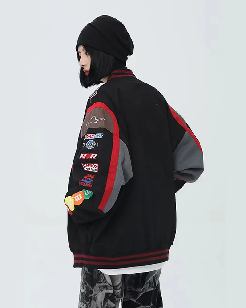 Y2K Grunge M&M Jacket - Retro 90S Fashion, Summer Outfits, Popstar & Club Party Style