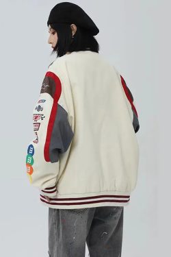 Y2K Grunge M&M Jacket - Retro 90S Fashion, Summer Outfits, Popstar & Club Party Style