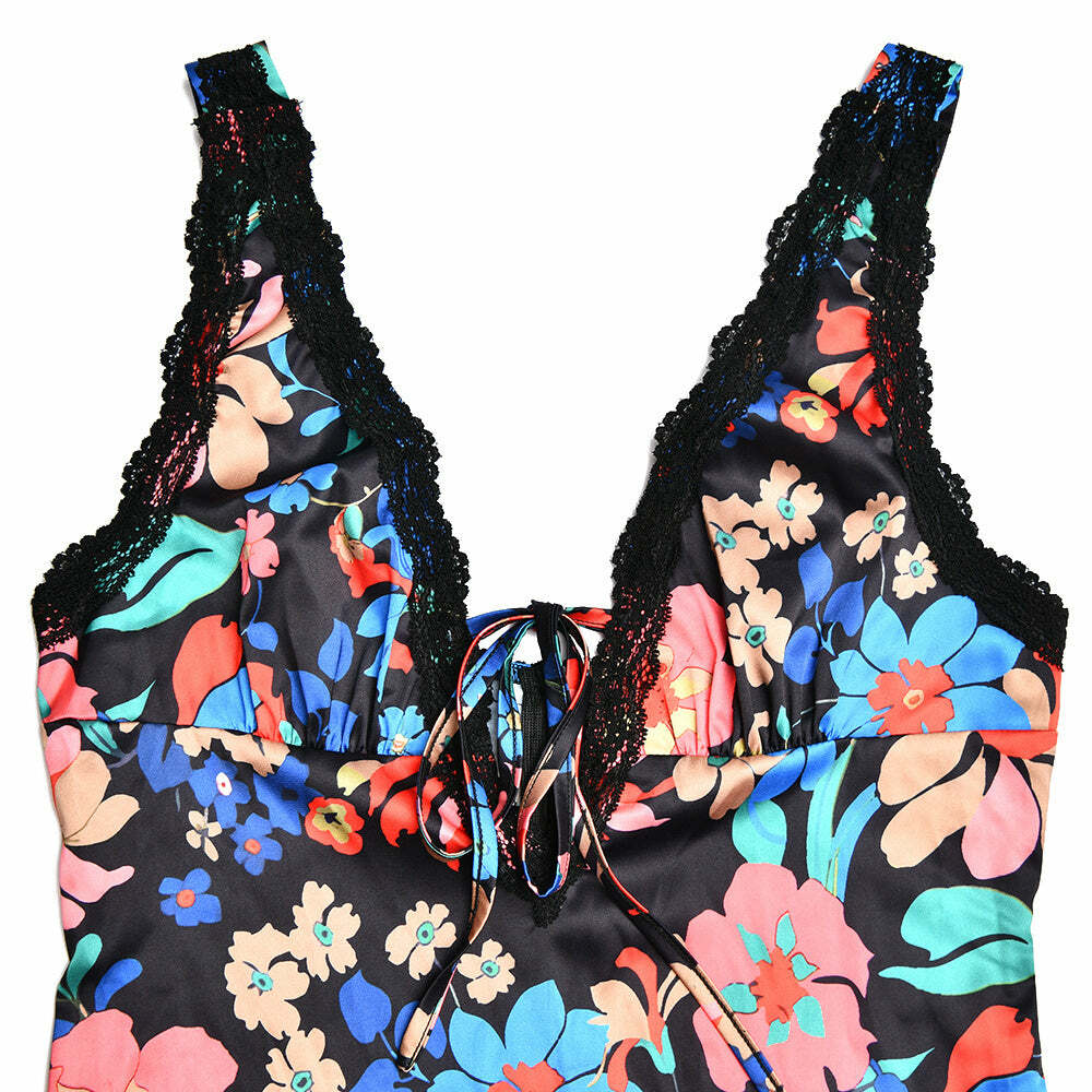 Y2K Grunge Maxi Dress - Retro 90S Summer Outfit, Gothic Y2K Fashion, Pastel Goth Style Y2K Grunge Maxi Dress - Retro 90S Summer Outfit, Gothic Y2K Fashion, Pastel Goth Style