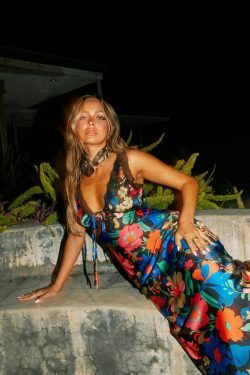 Y2K Grunge Maxi Dress - Retro 90S Summer Outfit, Gothic Y2K Fashion, Pastel Goth Style