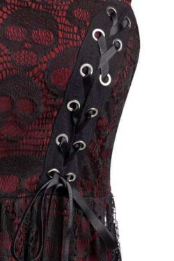 Y2K Grunge Mesh Sleeveless Dress - 90S Fashion, Retro Style, Summer Y2K Outfits, Gothic Y2K