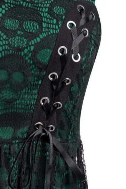 Y2K Grunge Mesh Sleeveless Dress - 90S Fashion, Retro Style, Summer Y2K Outfits, Gothic Y2K