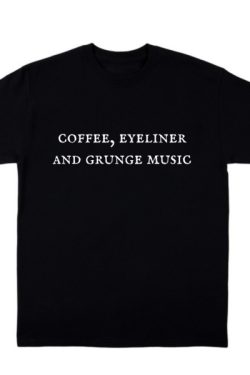 Y2K Grunge Music Shirt - Retro 90S Fashion, Summer Y2K Outfits, Gothic Y2K Style
