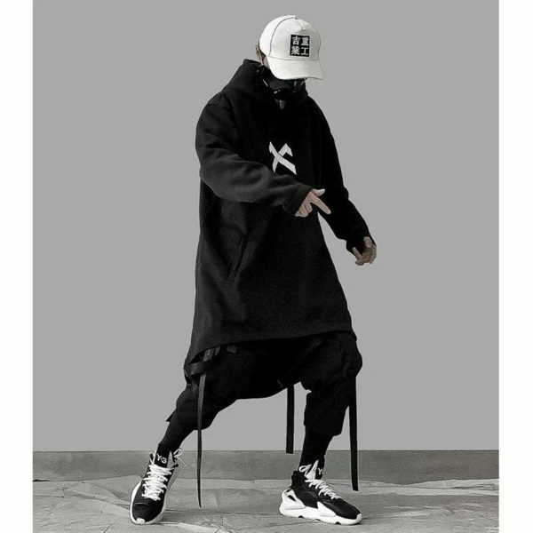 Y2K Grunge Oversized Long Cloak - 90S Fashion, Retro Style, Gothic Y2K, Summer Outfits Y2K Grunge Oversized Long Cloak - 90S Fashion, Retro Style, Gothic Y2K, Summer Outfits