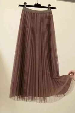 Y2K Grunge Oversized Two-Piece Set: Long Coat Suit & Mesh Skirt With Belt - Retro 90S Fashion