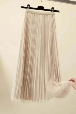 Y2K Grunge Oversized Two-Piece Set: Long Coat Suit & Mesh Skirt With Belt - Retro 90S Fashion