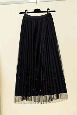 Y2K Grunge Oversized Two-Piece Set: Long Coat Suit & Mesh Skirt With Belt - Retro 90S Fashion