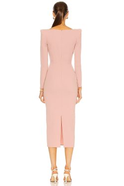 Y2K Grunge Paige Midi Dress - Retro 90S Summer Outfit, Pastel Goth, Y2K Party & Club Fashion