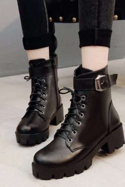 Y2K Grunge Party Buckle Shoes - Retro 90S Fashion, Gothic Y2K, Summer Outfits, Hip Hop Style