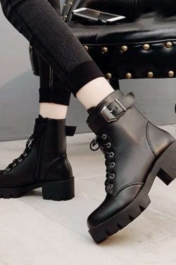 Y2K Grunge Party Buckle Shoes - Retro 90S Fashion, Gothic Y2K, Summer Outfits, Hip Hop Style