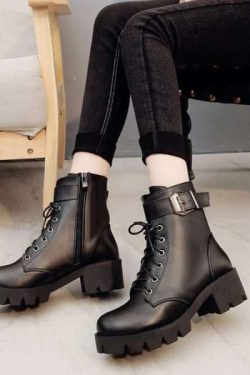 Y2K Grunge Party Buckle Shoes - Retro 90S Fashion, Gothic Y2K, Summer Outfits, Hip Hop Style