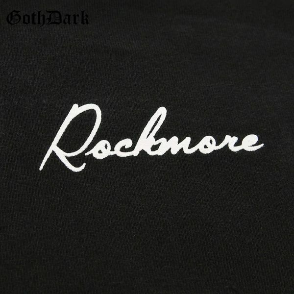 Y2K Grunge Patchwork Sleeve Top - 90S Fashion, Retro Style, Y2K Summer Outfits, Gothic Y2K Y2K Grunge Patchwork Sleeve Top - 90S Fashion, Retro Style, Y2K Summer Outfits, Gothic Y2K