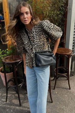 Y2K Grunge Plaid Bow Lace-Up Puff Sleeve Top - Retro 90S Summer Streetwear For Women