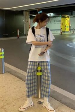 Y2K Grunge Plaid Cargo Pants - 90S Retro Style, Summer Outfits, Y2K Fashion Essentials