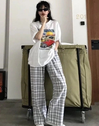 Y2K Grunge Plaid Cargo Pants - 90S Retro Style, Summer Outfits, Y2K Fashion Essentials Y2K Grunge Plaid Cargo Pants - 90S Retro Style, Summer Outfits, Y2K Fashion Essentials
