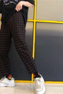 Y2K Grunge Plaid Pants - Retro 90S Summer Outfit, Y2K Fashion, Gothic Y2K, Y2K Club